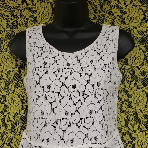 Darling Girl's Lace Skater Dress Fit & Flare with Peticoat - Picture 2 of 6